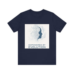 Evolution Tech Tee — "Empowered by Evolution" Circuit Brain T-Shirt