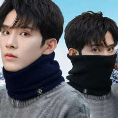 Unisex Thick Knit Wool Scarf