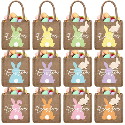 Easter Burlap Bags